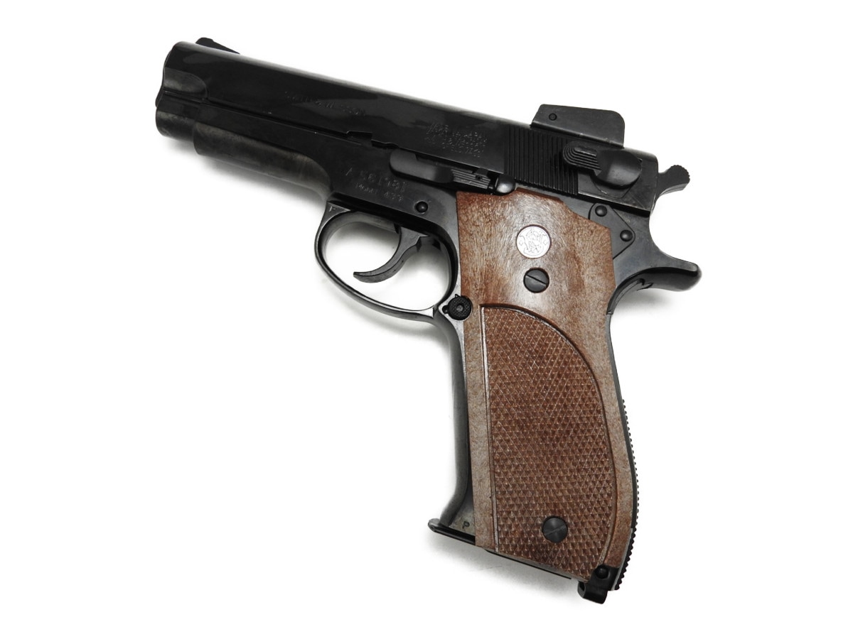 マルシン MARUSHIN モデルガン S＆W M439 ABS 2層ブラックメッキ 完成
