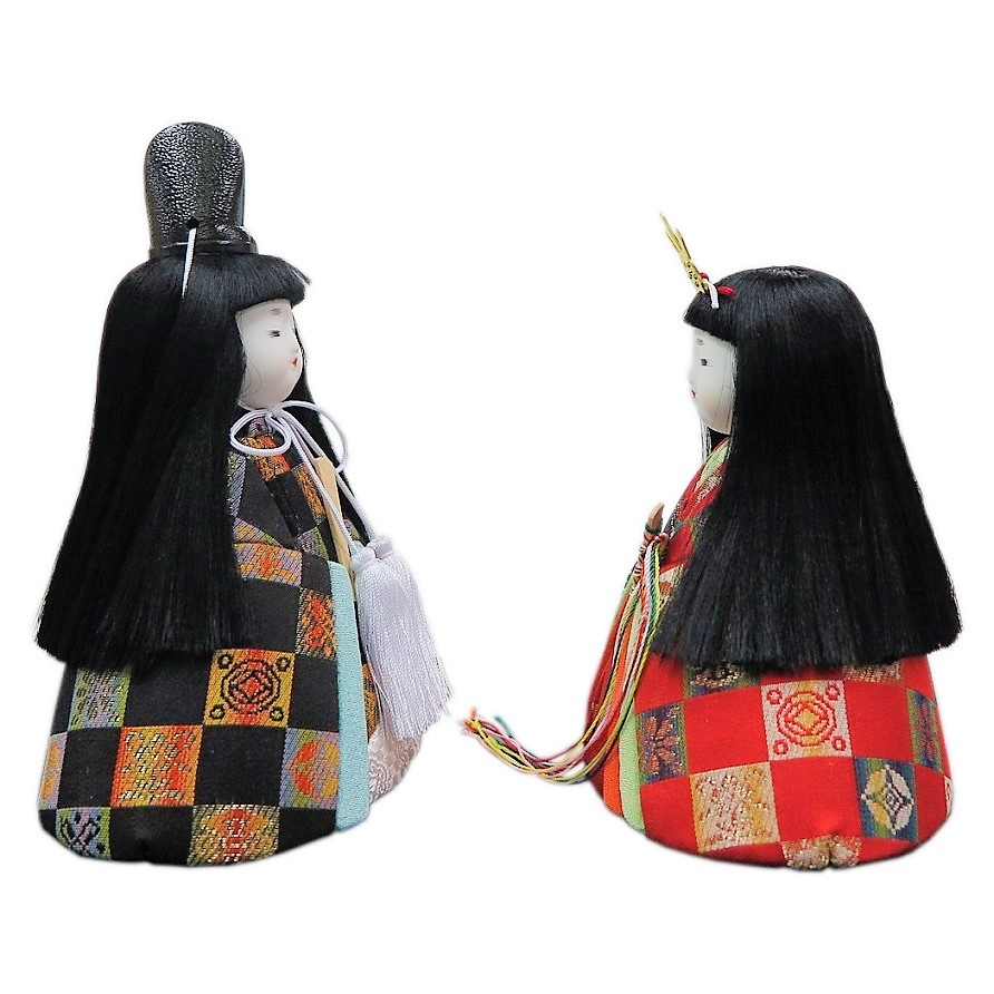 久月 木目込み手作りキット 『正絹 末広雛飾り』道具付 | ひな人形材料