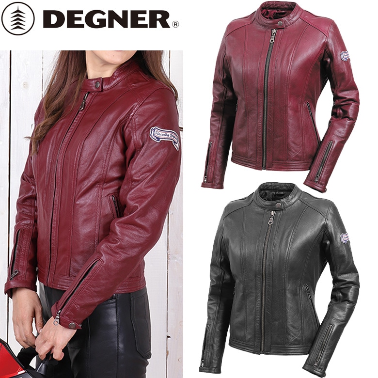 送料無料】DEGNER(デグナー)シングルライダーレディースレザー