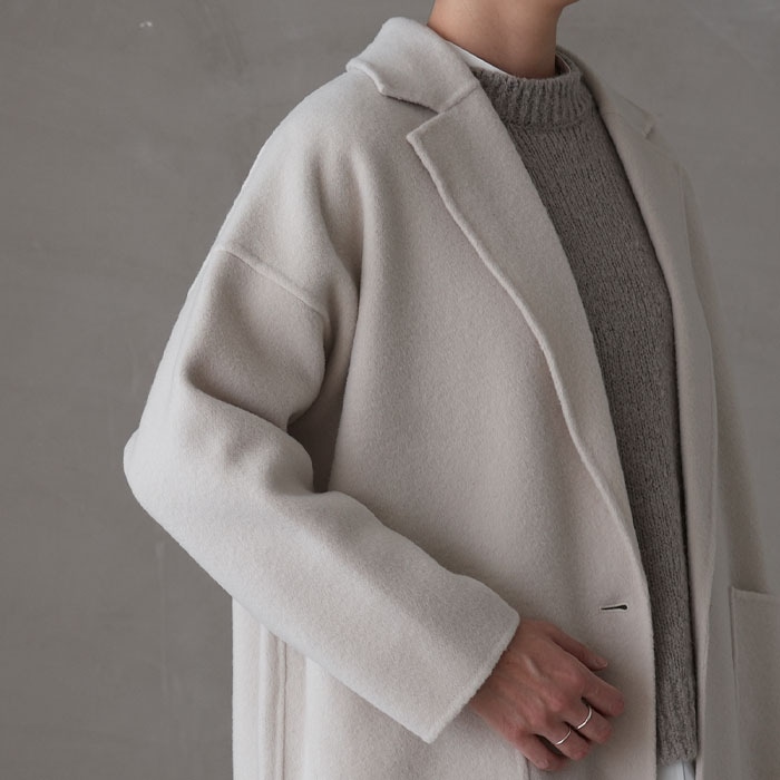 □（e243t166) / evam eva(エヴァムエヴァ) /tailored coat