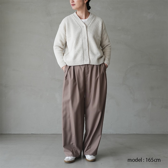 ○(e253k103) / evam eva (エヴァムエヴァ) / renew-wool cardigan