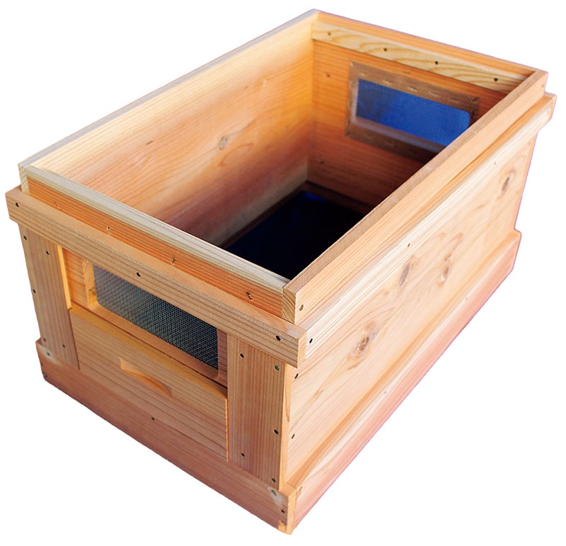 macto様 蜜蜂養蜂巣箱10枚箱 継箱セット Amazon.co.jp: ミツバチ 巣箱