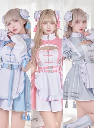 即日発送】..天使界隈..チャイナワンピースドールメイド《ハロウィン