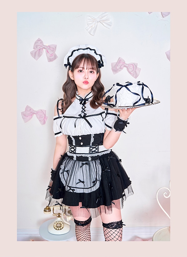 即日発送】【佐藤ノア着用】リボンブーケメイド《オリジナルコスプレ4