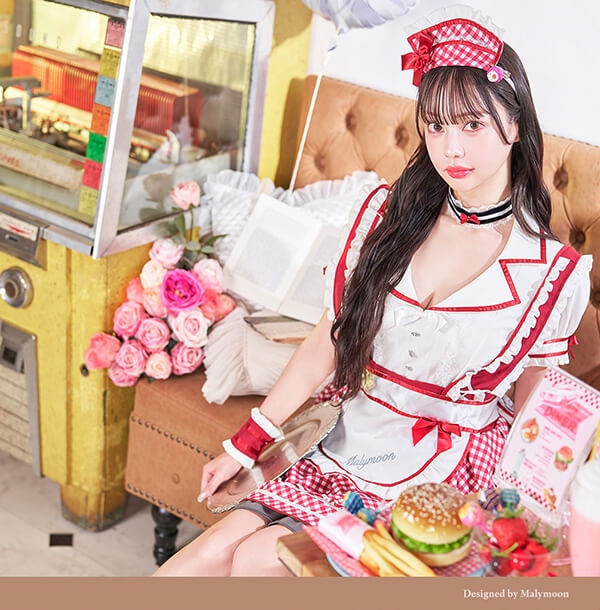 即日発送】【中村里砂着用】キャンディポップレトロダイナー