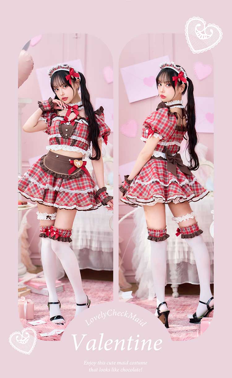 予約-4月下旬頃より順次発送予定】【中村里砂着用】チョコラブチェック