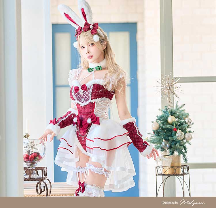 即日発送】ベルチュールツイードノエルバニー《クリスマスコスプレ8点