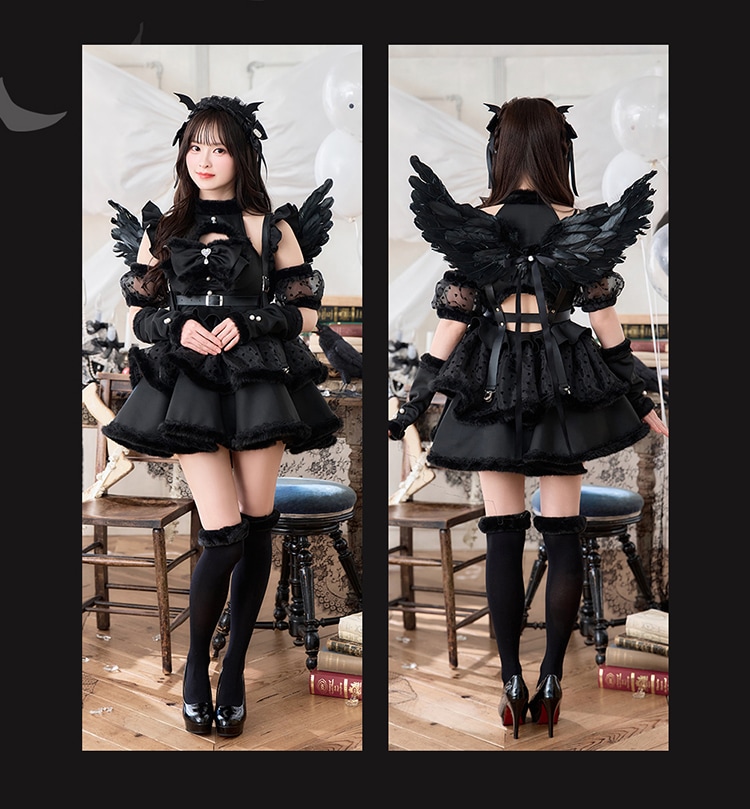 即日発送】【藤咲凪着用】《エンジェル&デビル》ホイップリボンドレス