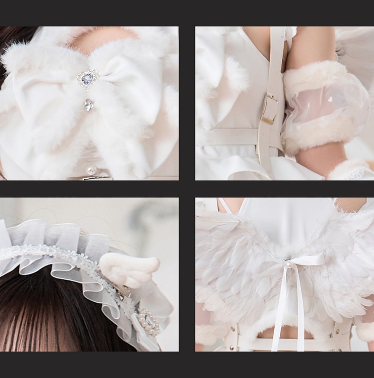 即日発送】【藤咲凪着用】《エンジェル&デビル》ホイップリボンドレス