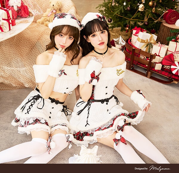 1～3営業日で発送】スノーマンサンタ《クリスマスコスプレ6-8点セット