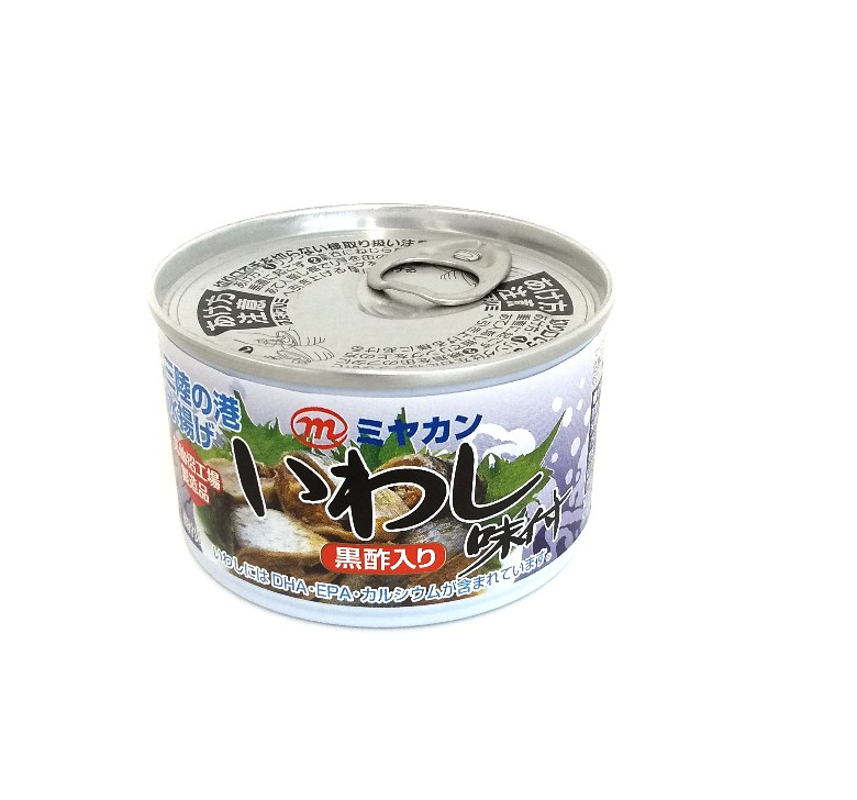 三陸の港水揚げいわし味付黒酢入り 1缶|サバ缶・ピリ辛ツナ缶で大人気