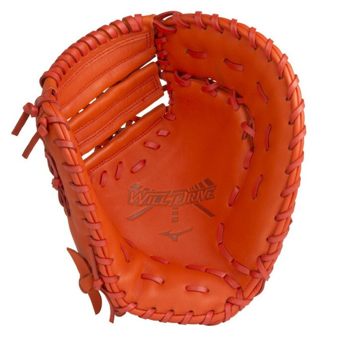 MIZUNO（ミズノ）軟式用ファーストミット WILLDRIVE RED 一塁手用 TK型