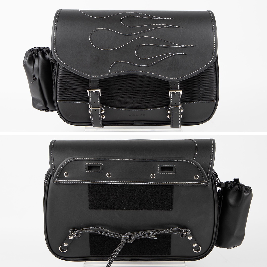 バイク ナイロンサドルバッグ[NB-96] バイク取付バッグ,アメリカン