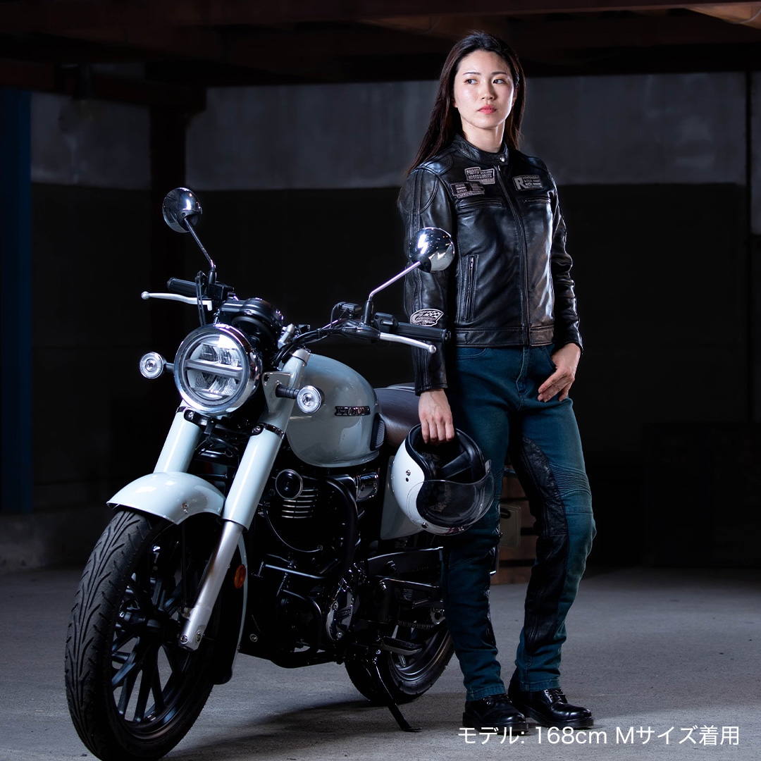 バイク レディースレザージャケット[FR25WJ-6] ウェア,レディース