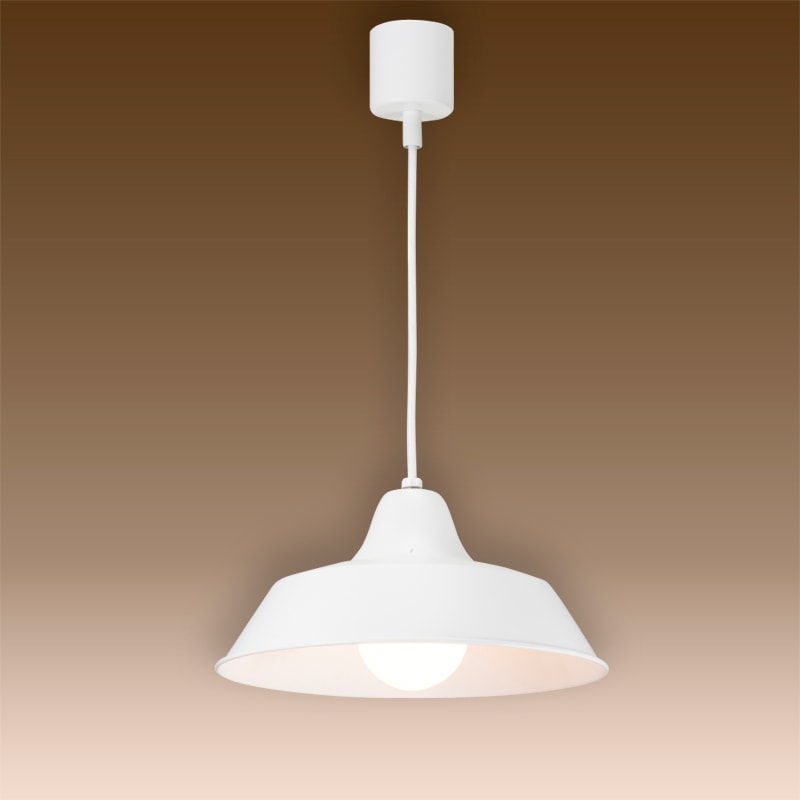 ペンダントライト 60W ホワイト 電球別売｜LT-Y10AW-W 06-1493｜通販