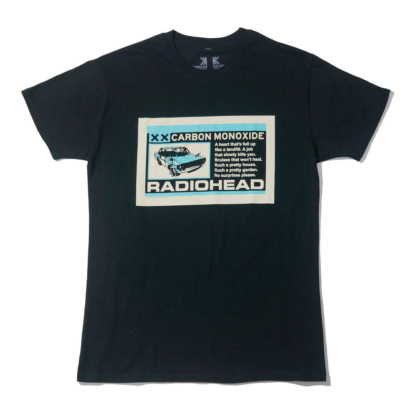 RADIOHEAD レディオヘッド Tシャツ Carbon Patch-Black | OSOMALO