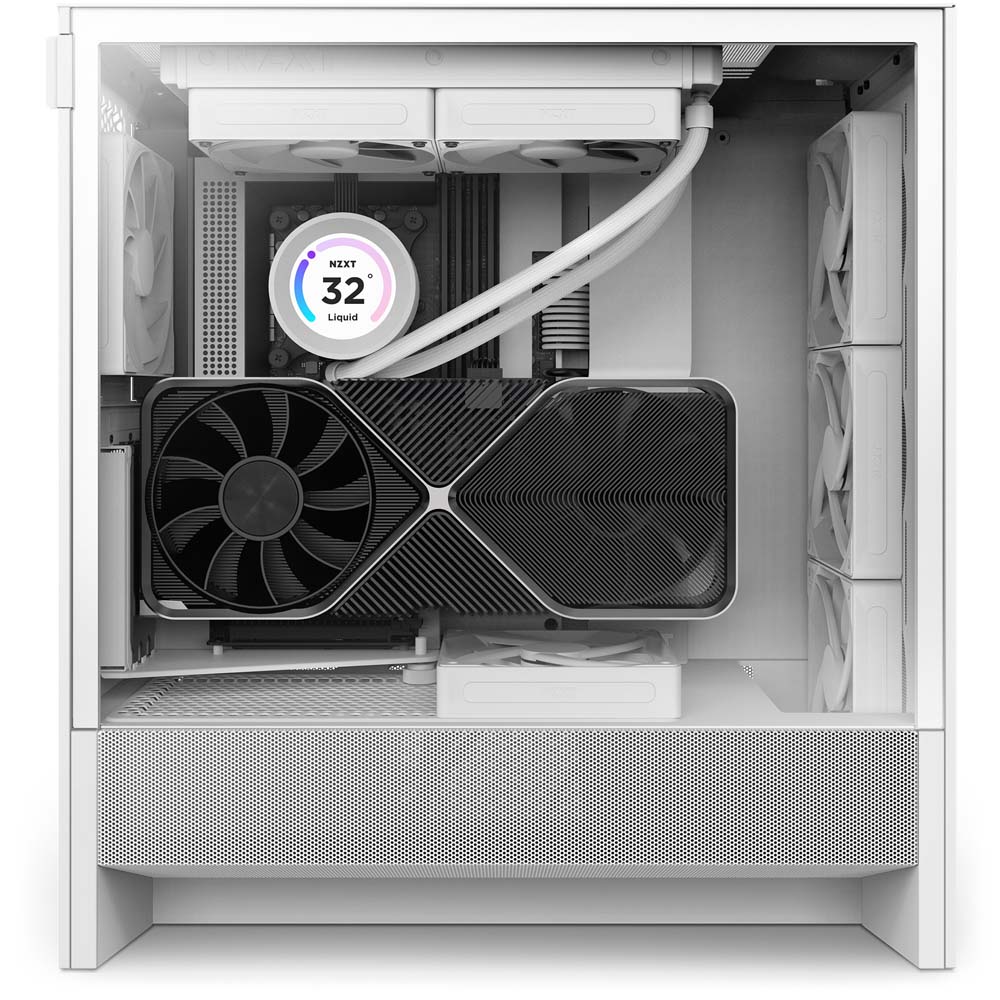 NZXT H5 Flow v2 White ミドルタワーケース ホワイト｜CC-H52FW-01通販