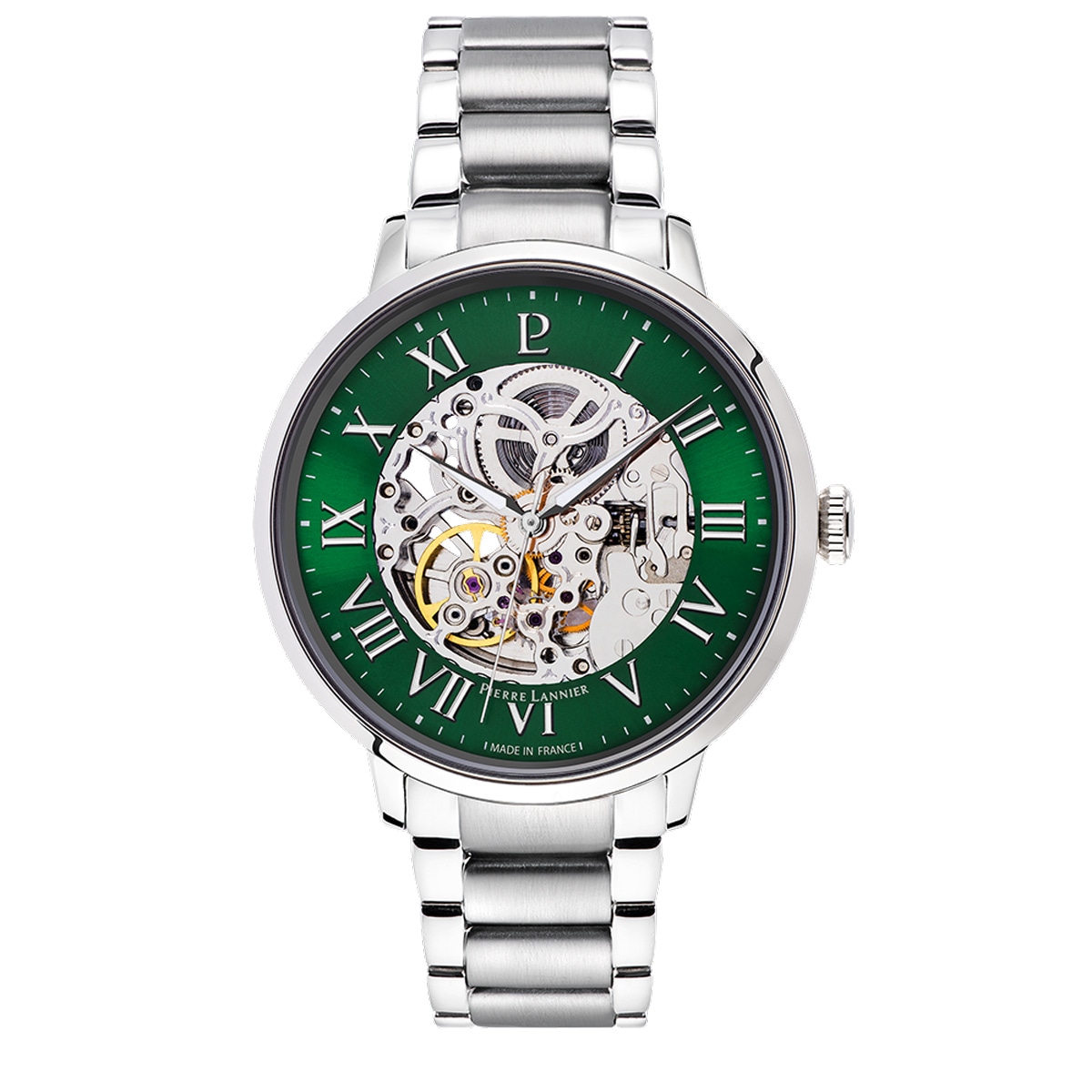 Automatic 自動巻き メンズ 腕時計 スケルトン 金属ベルト メタル