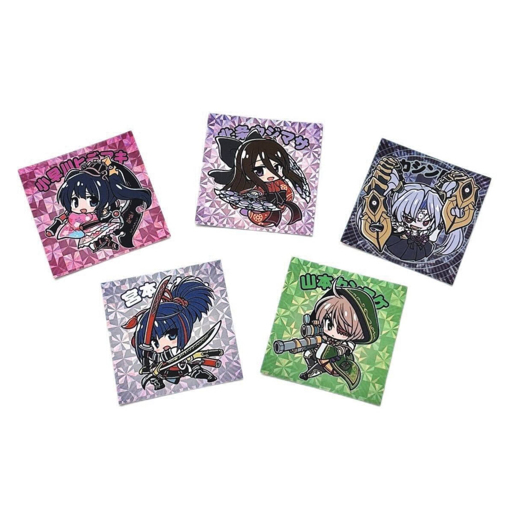 戦国乙女 かぎっ娘ステッカー【ランダム】 | キュイン萌ーる