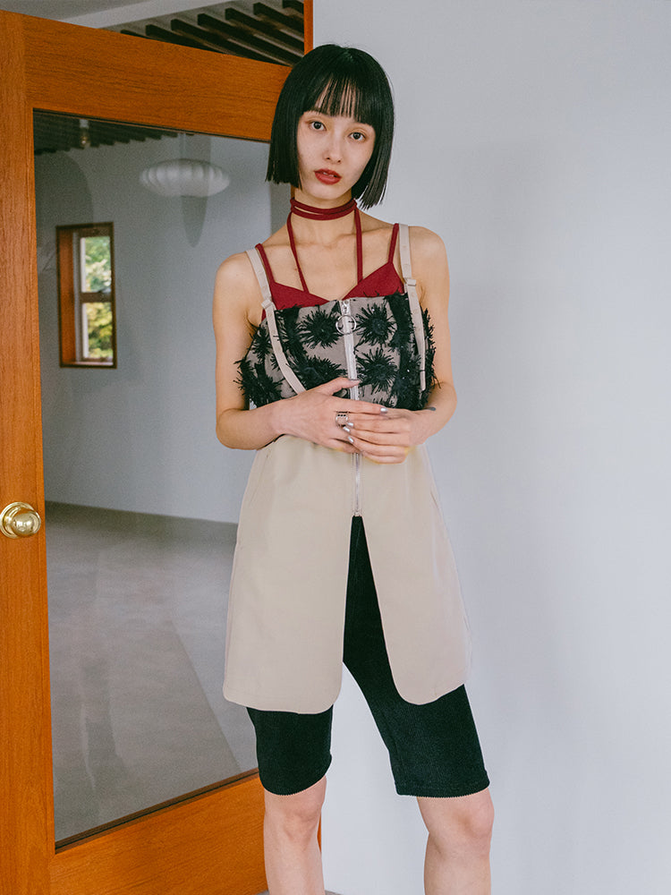 Fluffy Layered Zip Top｜レイヤードジップトップ – MARTE