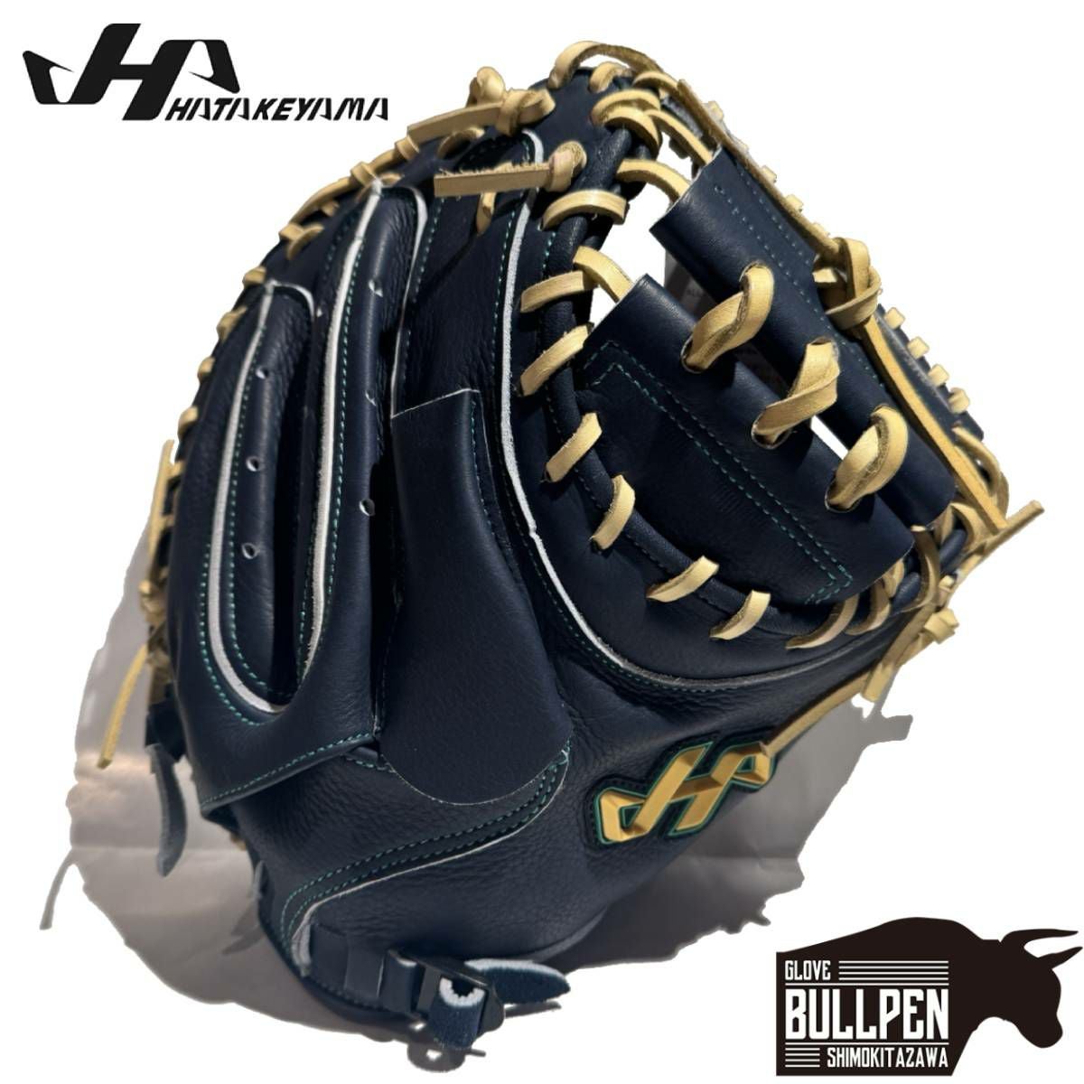 ハタケヤマ HATAKEYAMA THシリーズ 軟式用グラブ 捕手用 M8型 ブラック