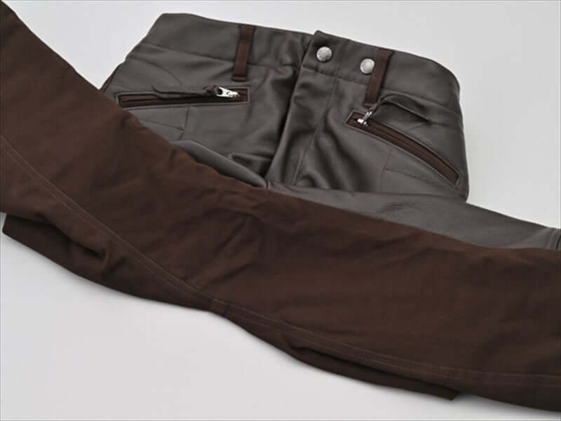 みかりん様 【美品】マックスフリッツ ハーフレザーウォームパンツ42