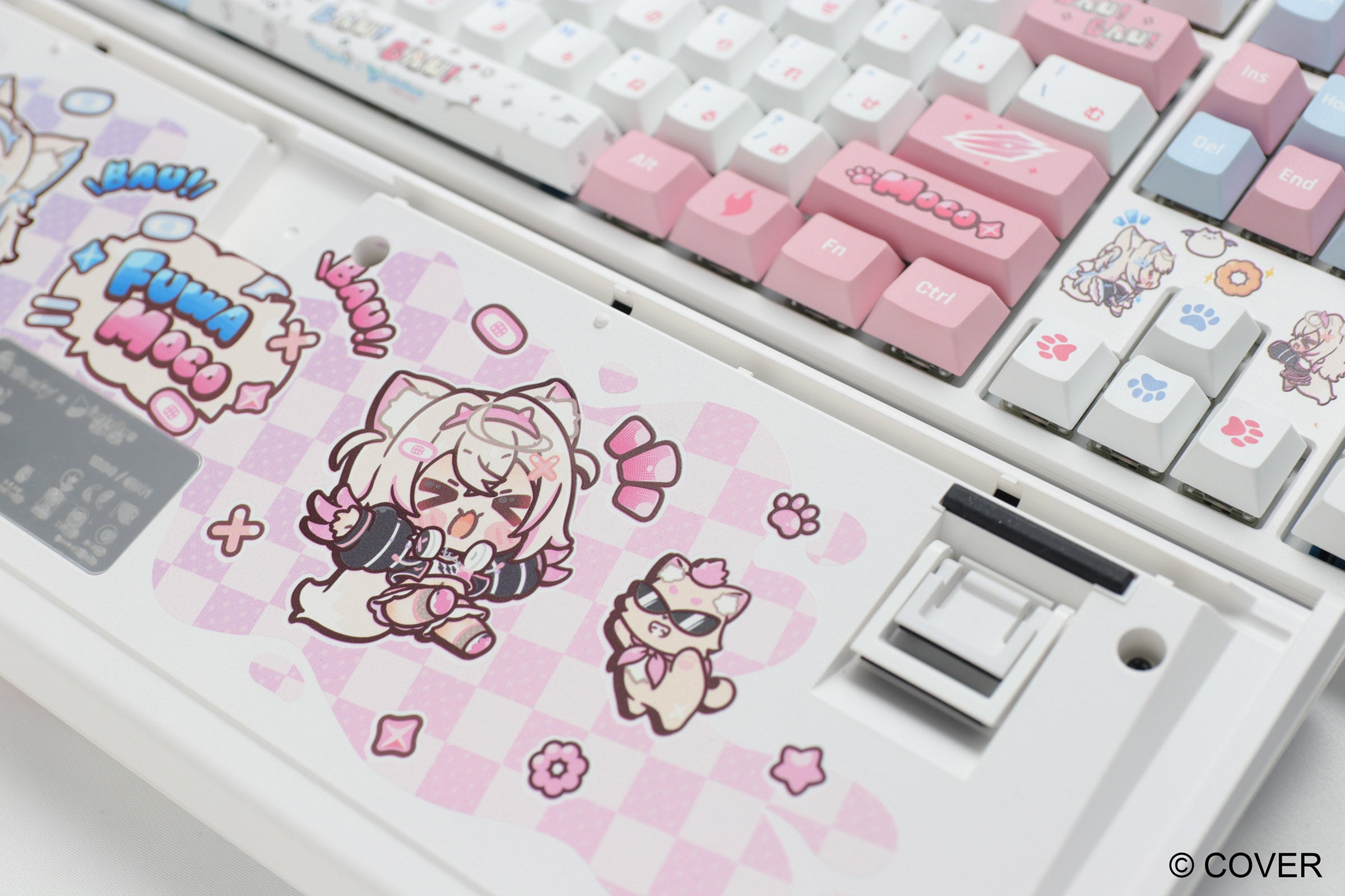Ducky x hololive En Fuwamoco Limited Edition One 2 Pro RGB Keyboard an