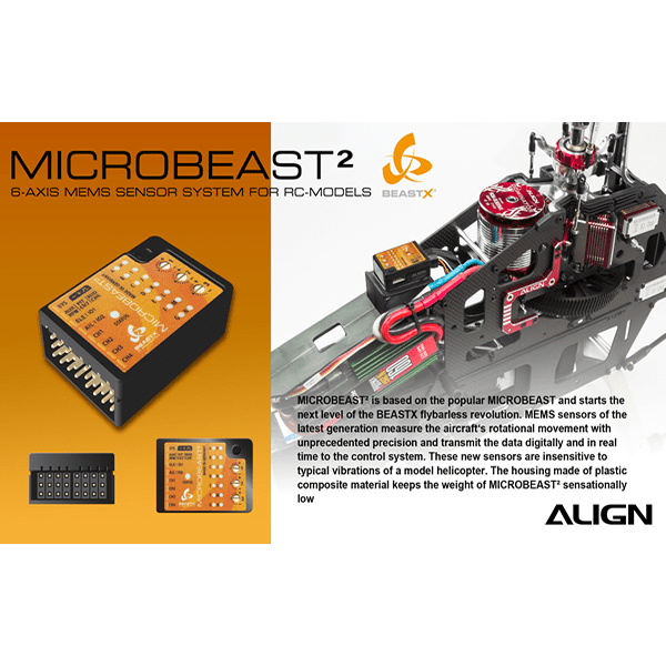 Align BeastX Microbeast PLUS V5.4 Flybarless System HEGBP301