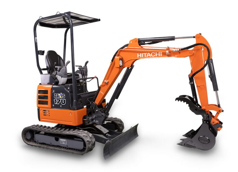 Hitachi ZX17U Mini Excavator Specs: Dimensions & Weight | VeriTread