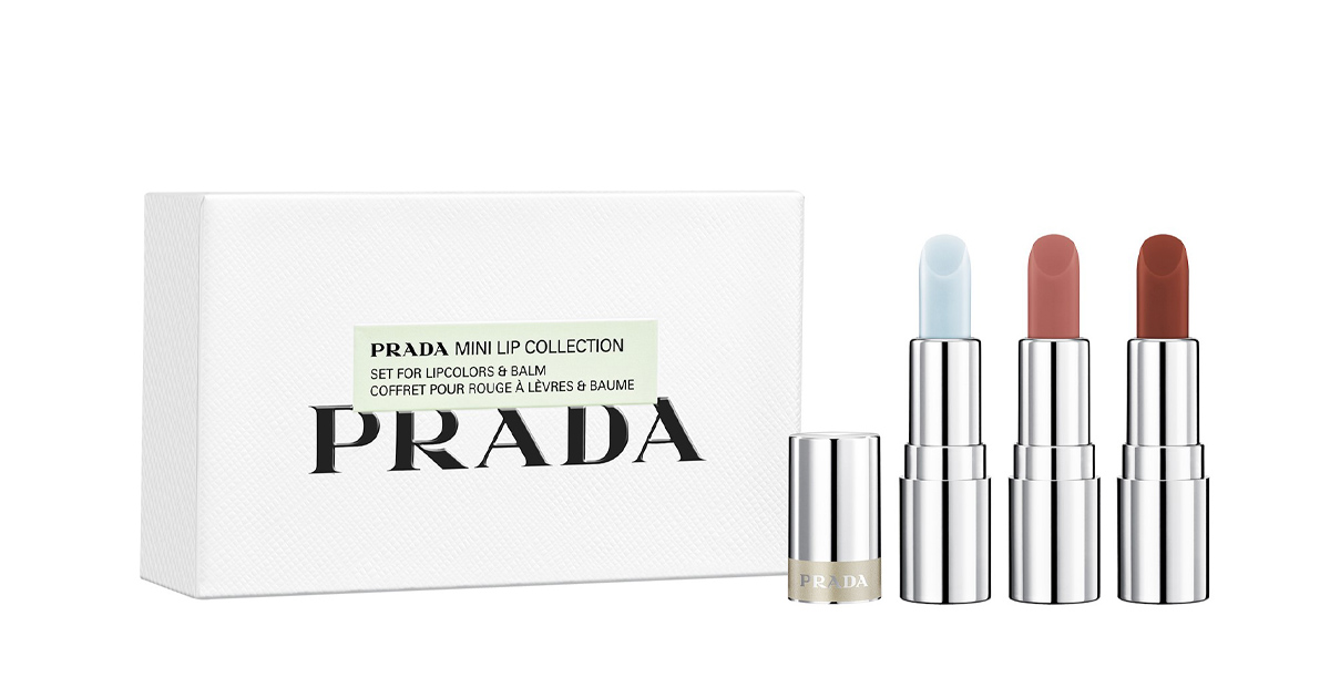 プラダ ビューティー」がリップとスキンケアのミニサイズセットを数量