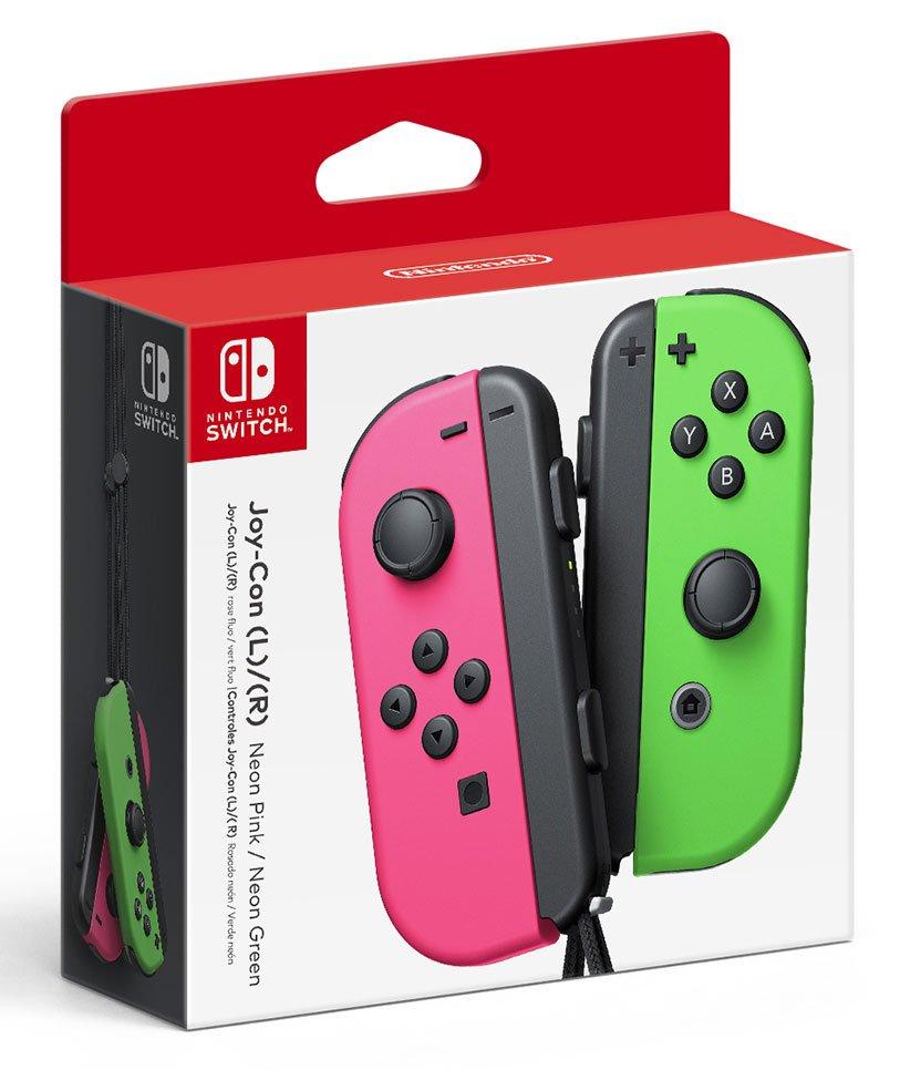 Nintendo Switch Joy-Con (L)/(R) Neon Pink/Neon Green | GameStop