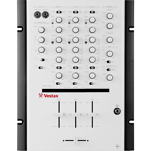 Vestax VMC-185XL 3 Channel DJ Mixer White | Guitar Center