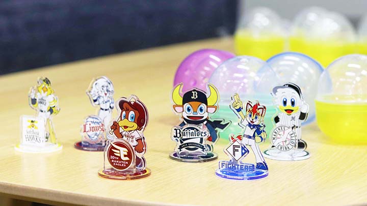 目指せコンプリート！ パ・リーグ6球団マスコットのカプセルトイが登場