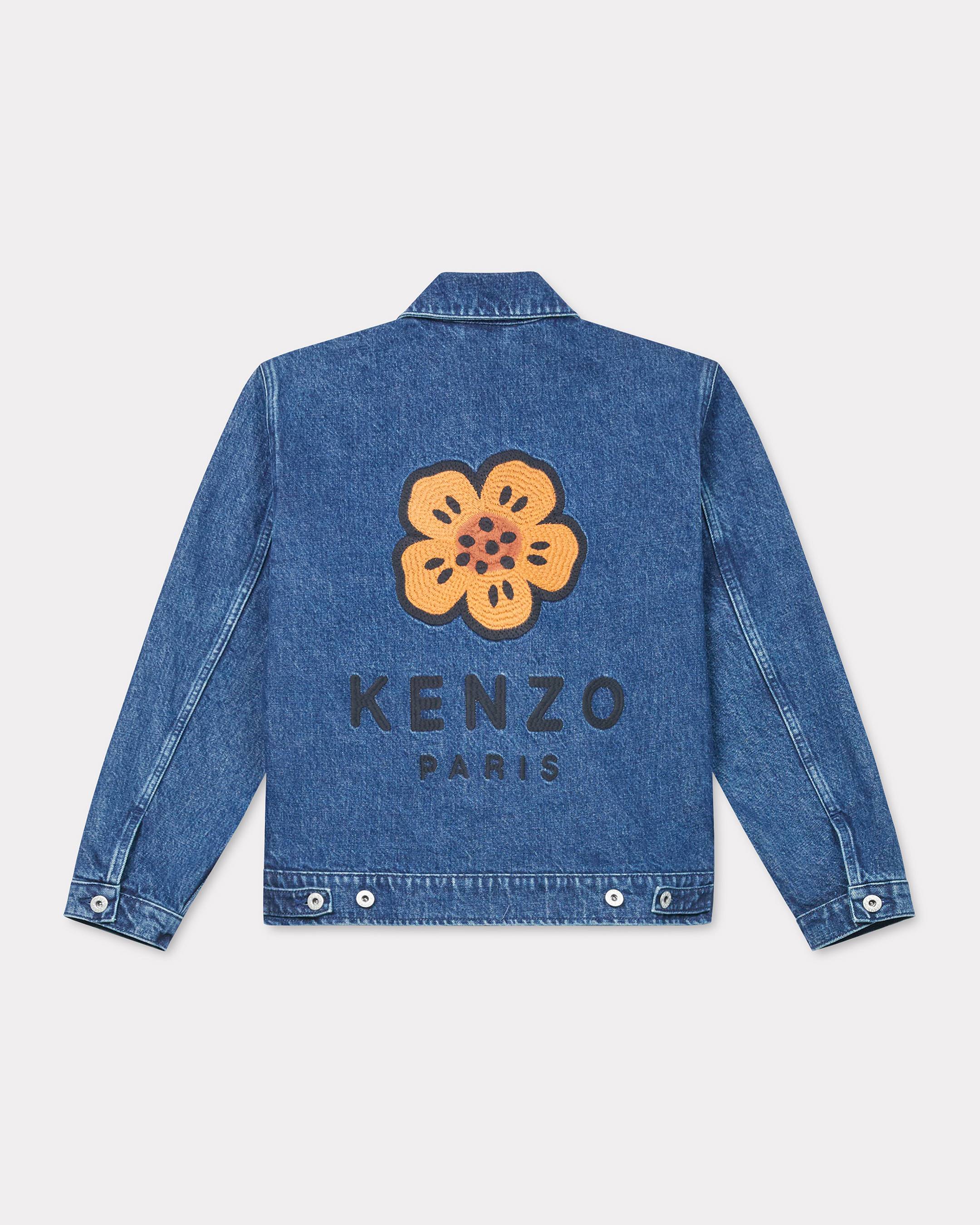 Boke Flower' oversized trucker jacket in japanese denim | Women's