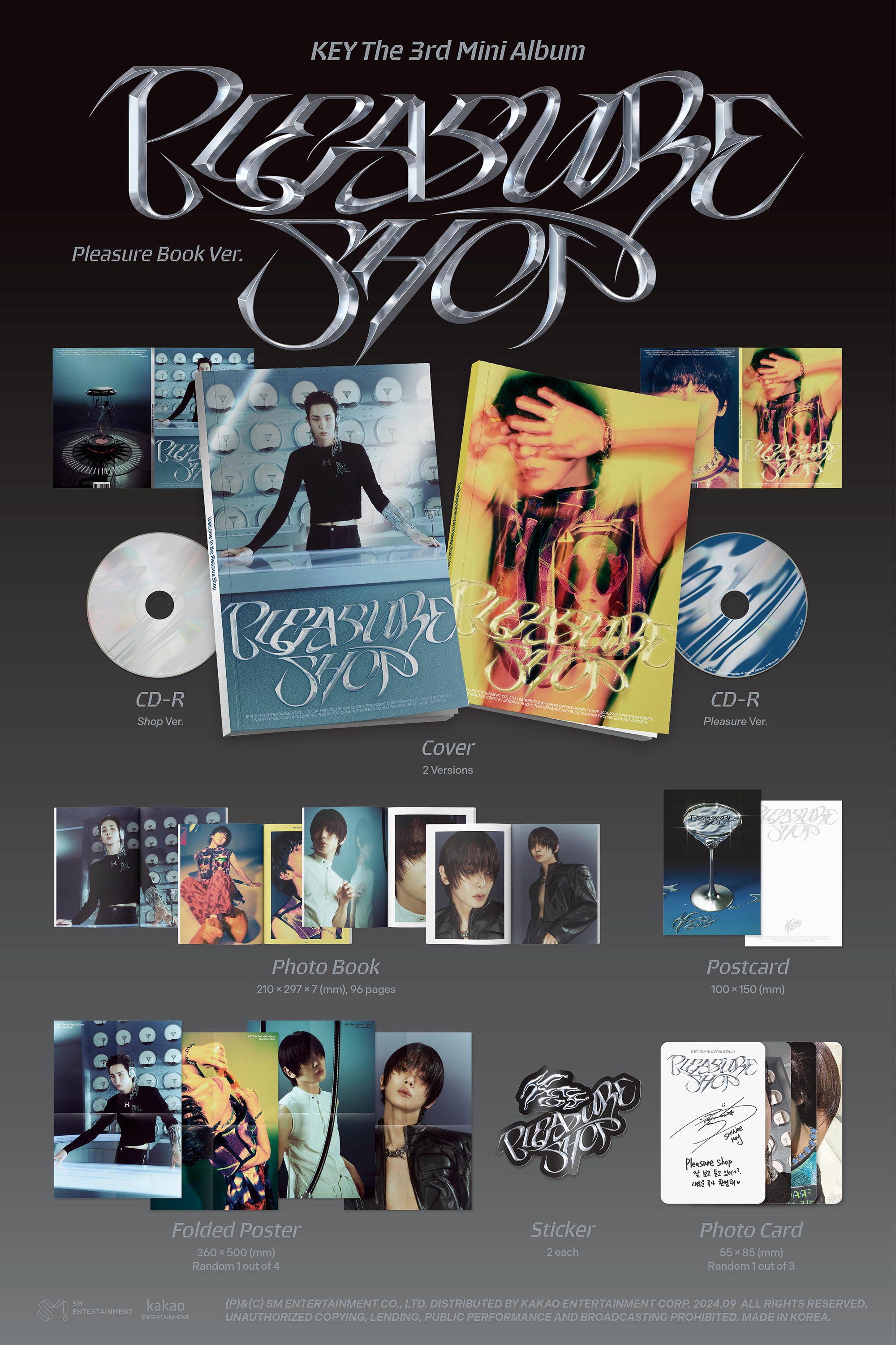 jp.ktown4u.com : KEY (SHINee) - ミニアルバム3集 [Pleasure Shop