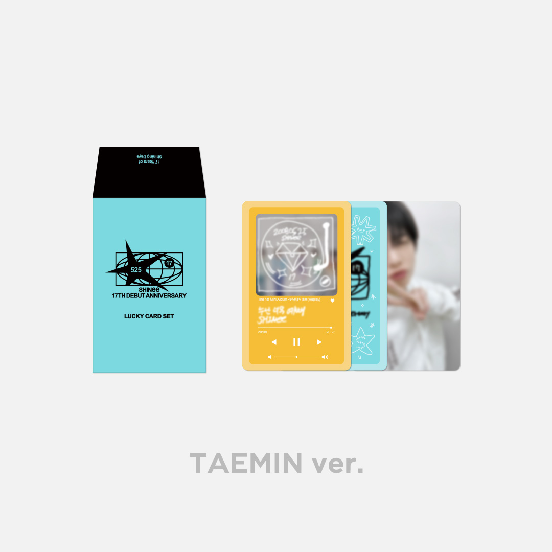 jp.ktown4u.com : SHINee - [17TH ANNIVERSARY MD] LUCKY CARD SET