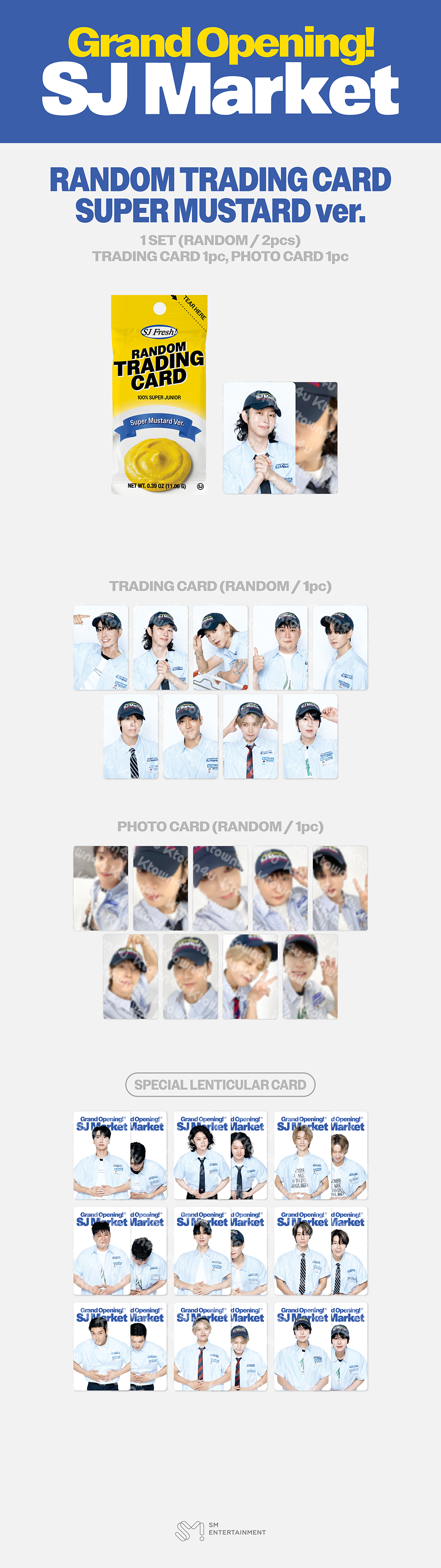 jp.ktown4u.com : SUPER JUNIOR - [GRAND OPENING! SJ MARKET] RANDOM