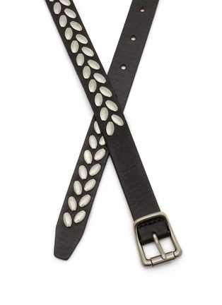 LEMAIRE | Almond Stud Leather Belt | Women | Lane Crawford