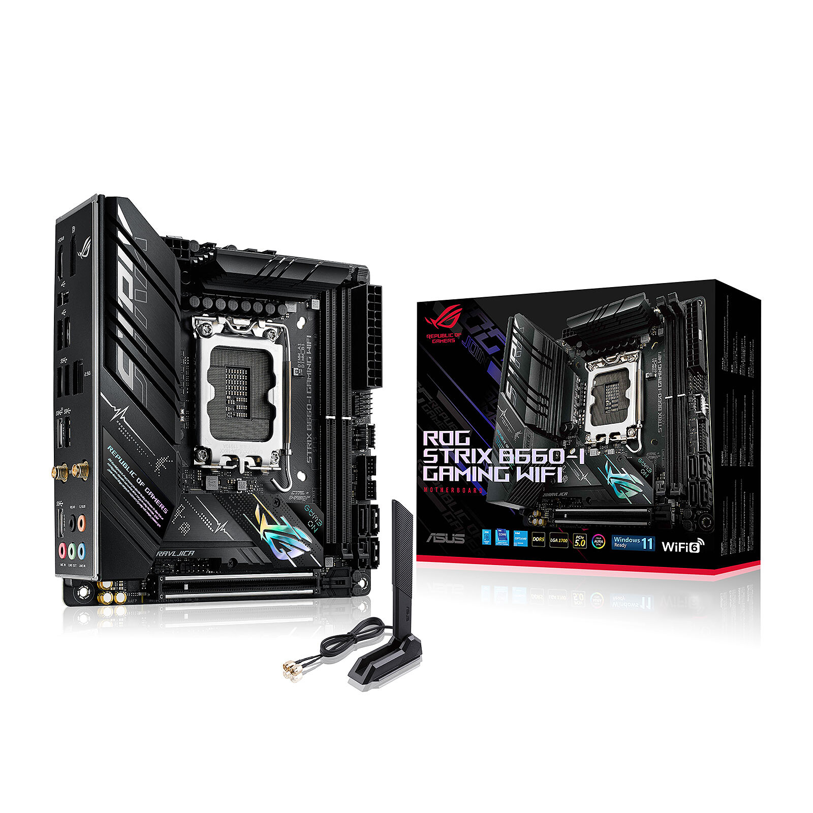 ASUS ROG STRIX B660-I GAMING WIFI - Motherboard - LDLC | Holy Moley