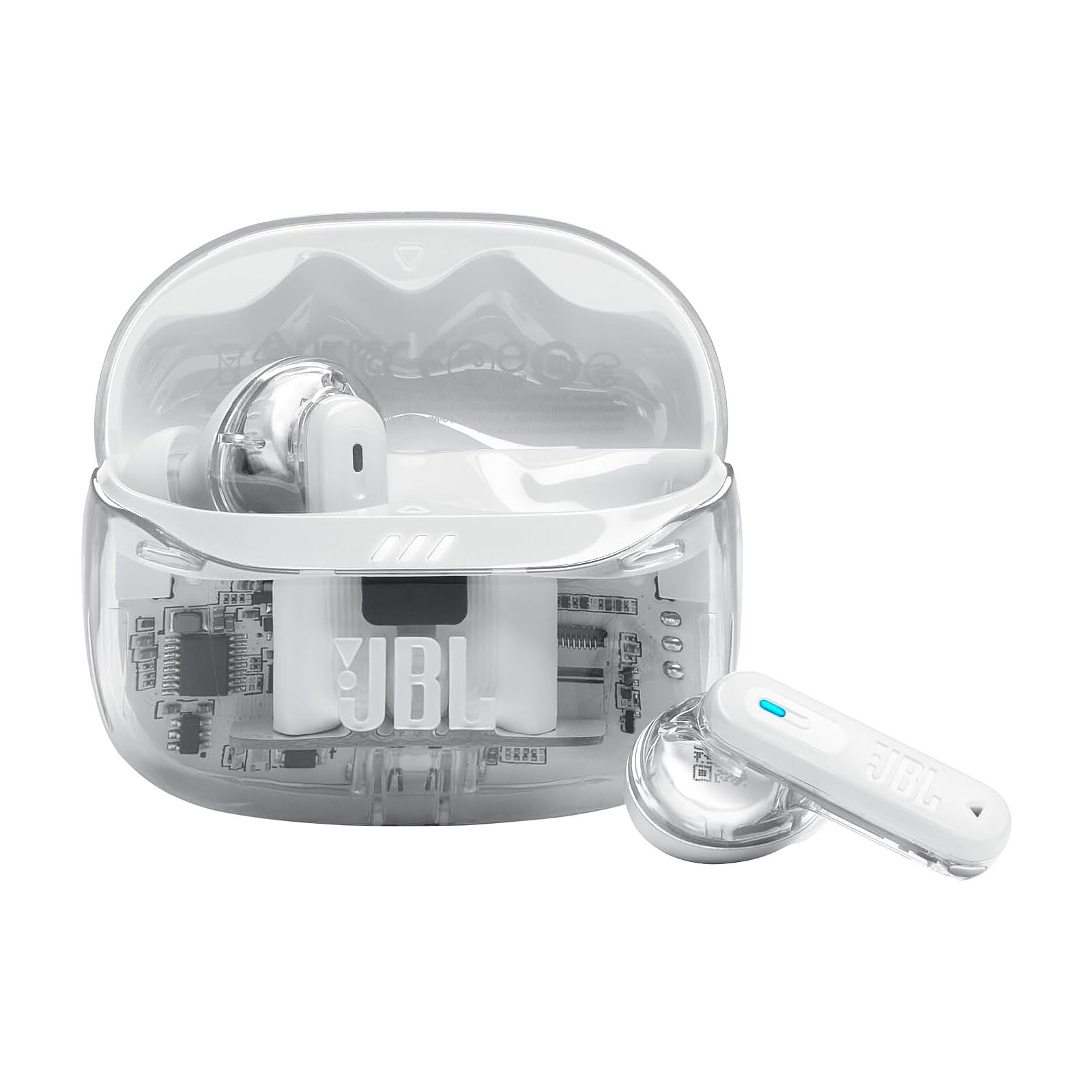JBL Tune Beam 2 Ghost Edition White - Headphones - LDLC