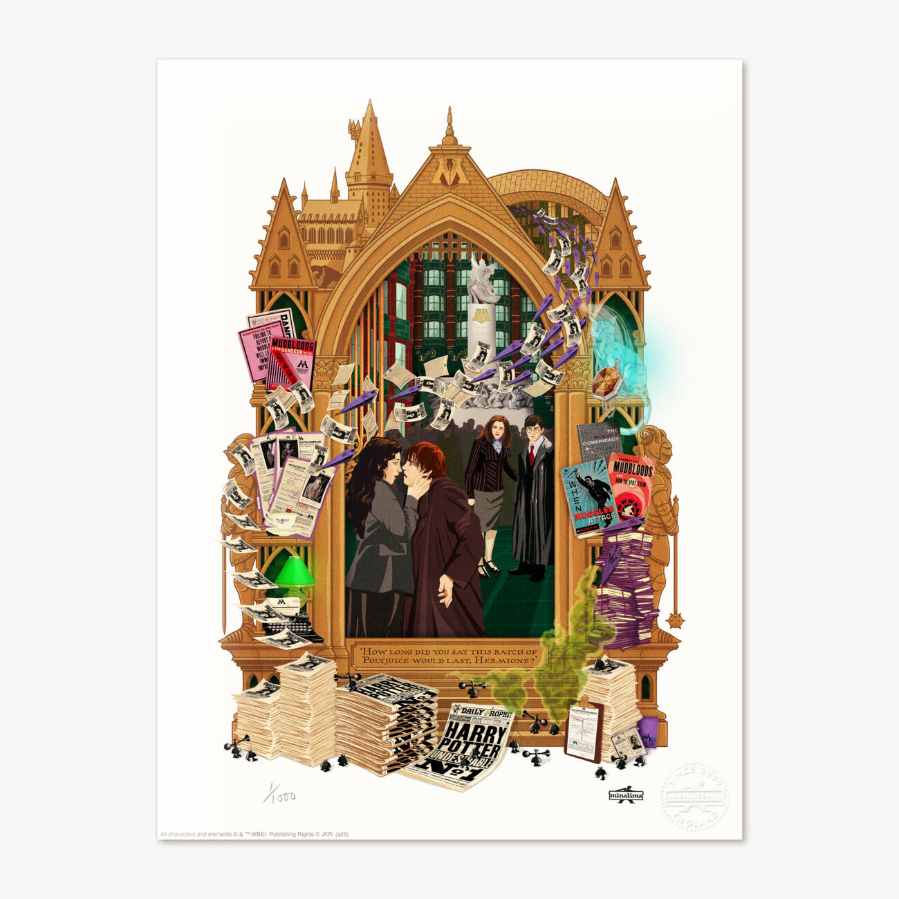 How long did you say this batch of Polyjuice would last, Hermione