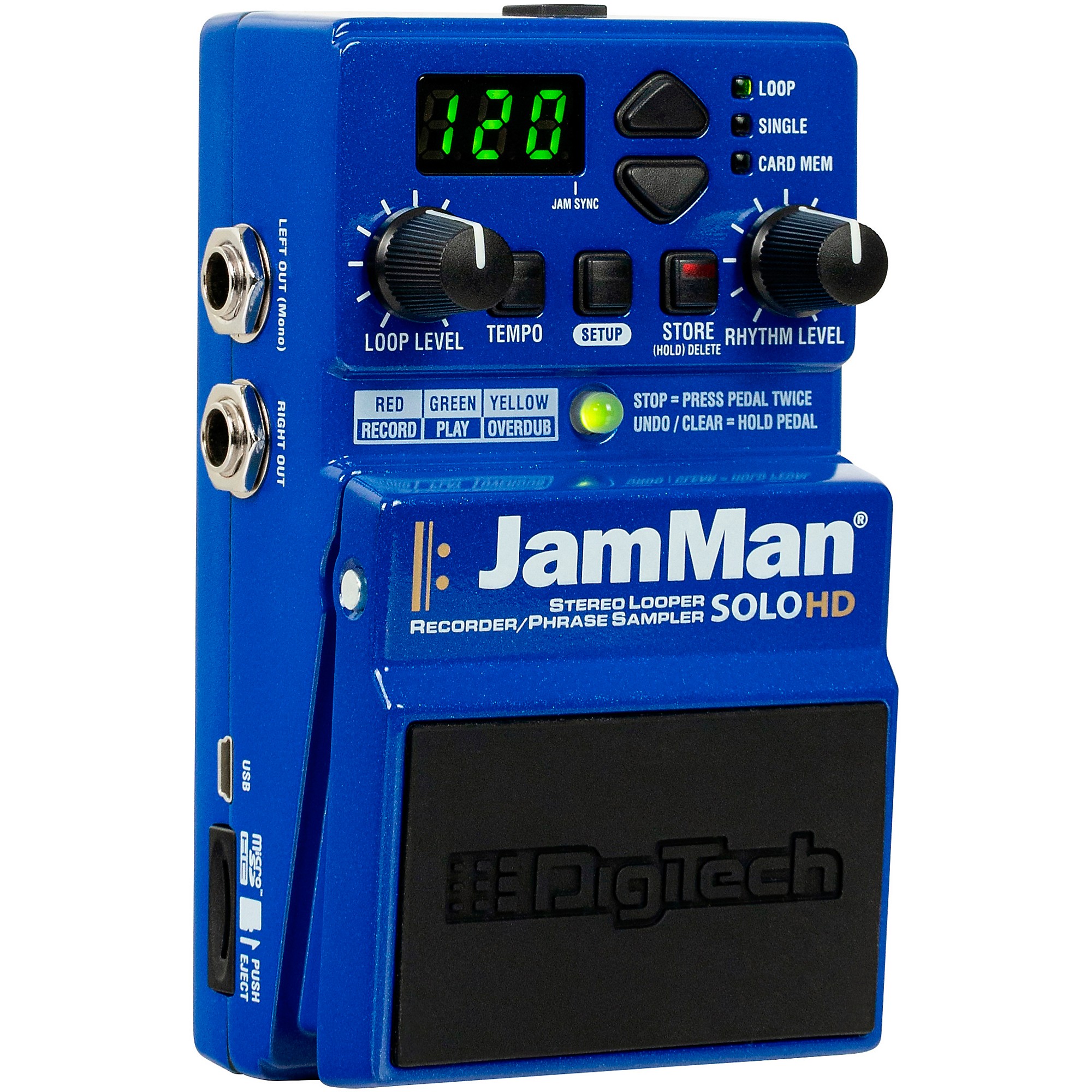 DigiTech JamMan Solo HD Stereo Looper Effects Pedal | Music & Arts
