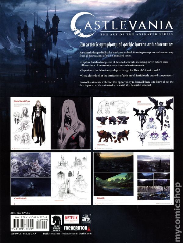 Castlevania The Art of the Animated Series HC (2021 Dark Horse