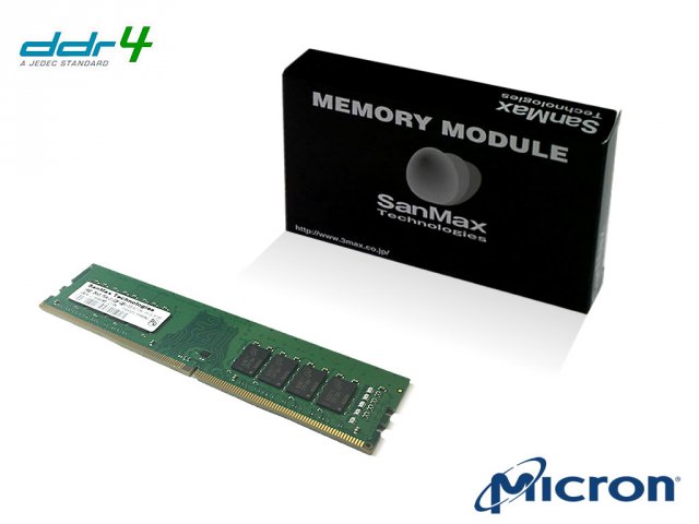 SanMax SMD4-U16G48M-24R デスクトップ用 DDR4 16GB SanMax DDR4