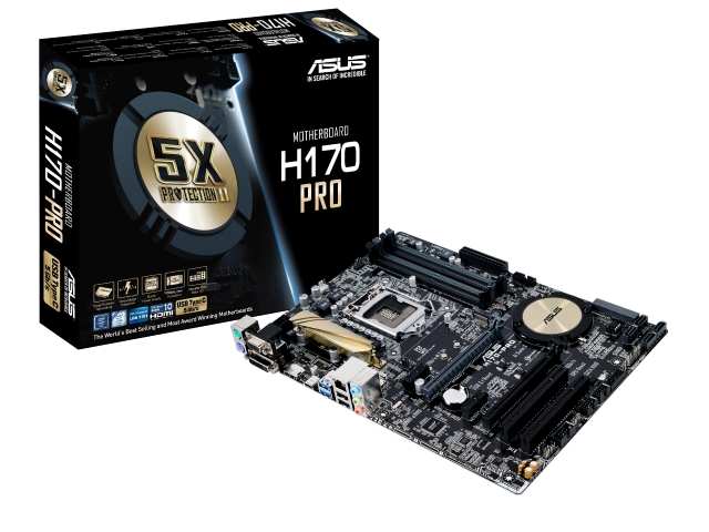ASUS H170-PRO インテル 100シリーズ LGA1151対応 intel H170チップ