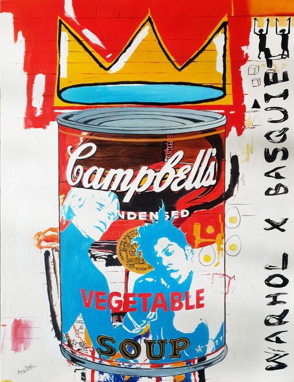 AndyWarhol×JEAN-MICHEL BASQUIAT#1 1000％ JEAN-MICHEL BASQUIAT ANDY