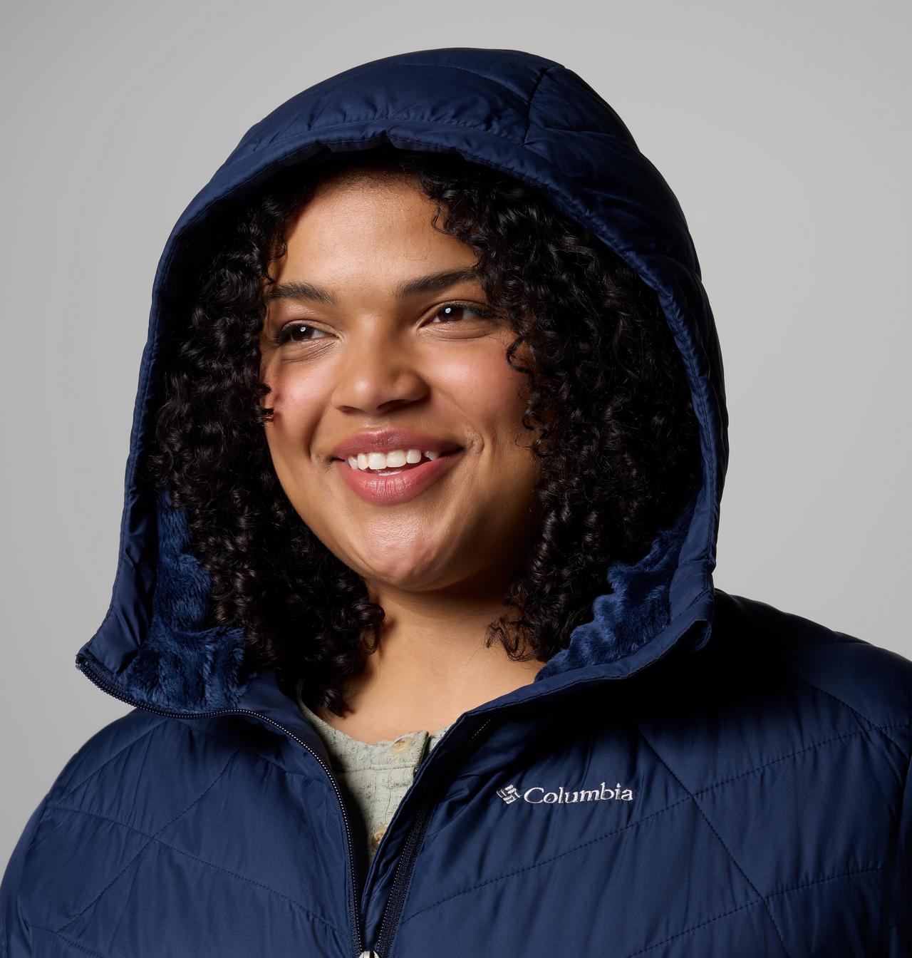 Women's Heavenly Hooded Puffer Jacket - Plus Size | Columbia