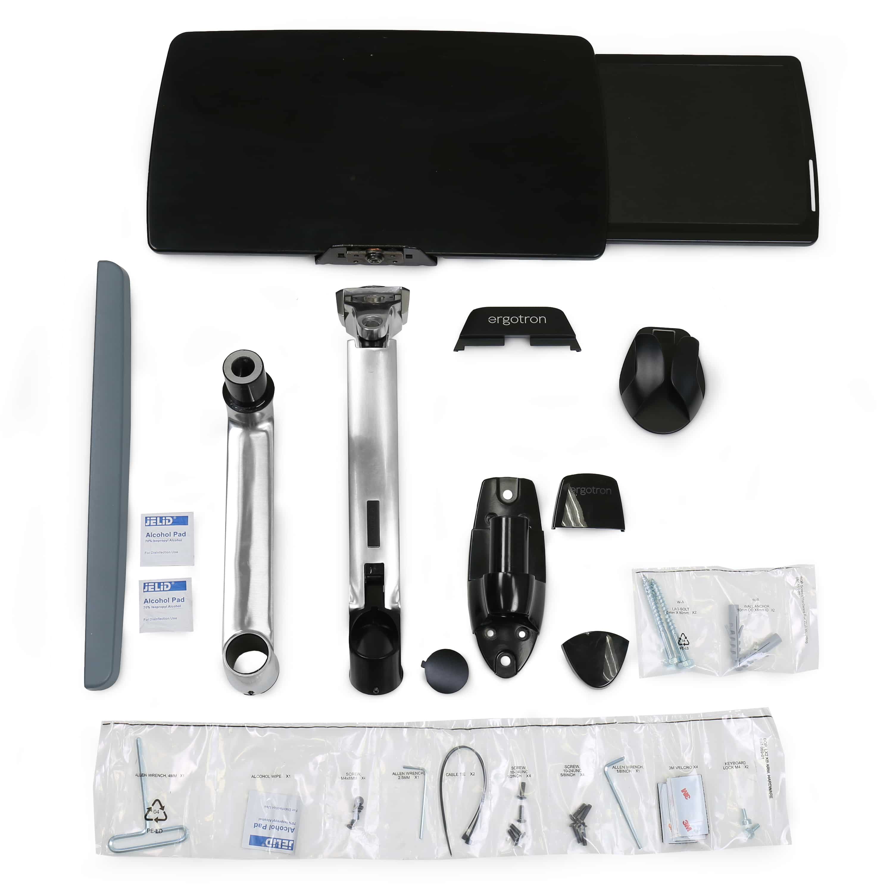 Adjustable Wall Mounted Keyboard Arm | Ergotron Keyboard Tray