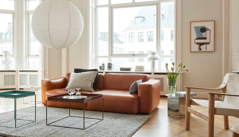 HAY Tray table medium square, peppermint | Finnish Design Shop