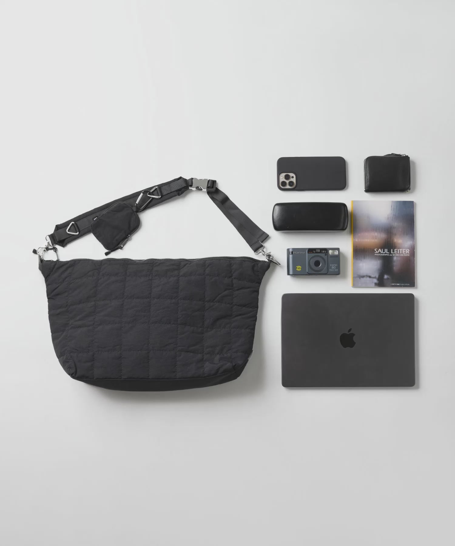 QUILTING POUCH SHOULDER BAG